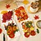 Fall Dried Pressed Flowers,100 Pcs Autumn Dried Flowers Leaves for Resin Molds Real Pressed Flowers for Crafts DIY Jewelry Molds, Scrapbooking, Candle
